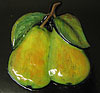 Pears. Two. 3.5” x 3.5”